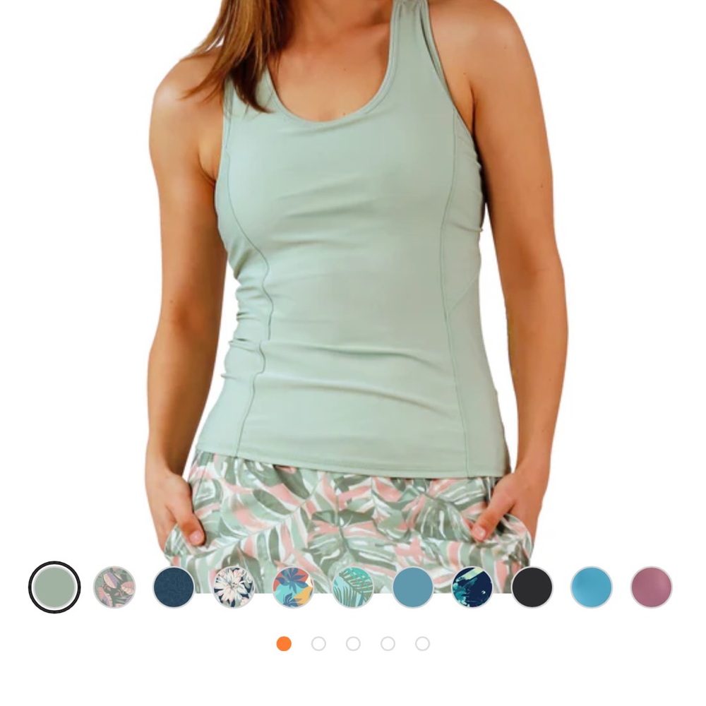 Mint Green Tank top uv skins